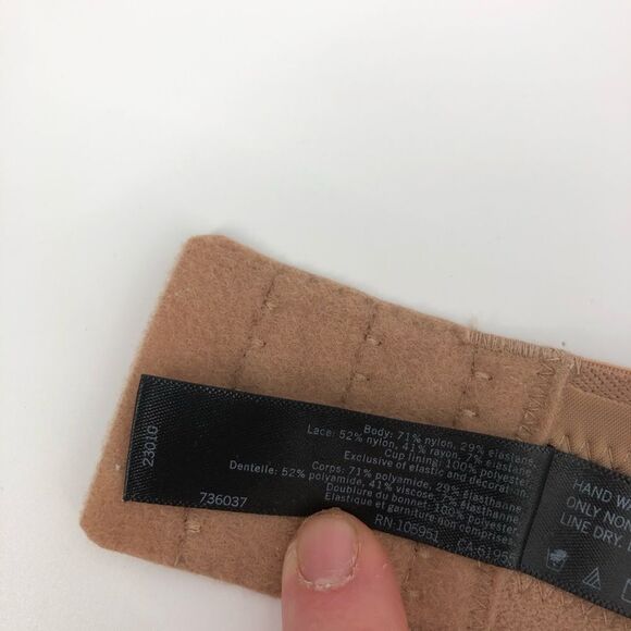 Natori Body Double Lace-Trim Full-Fit Bra 38DD Style 736037 - Picture 8 of 10